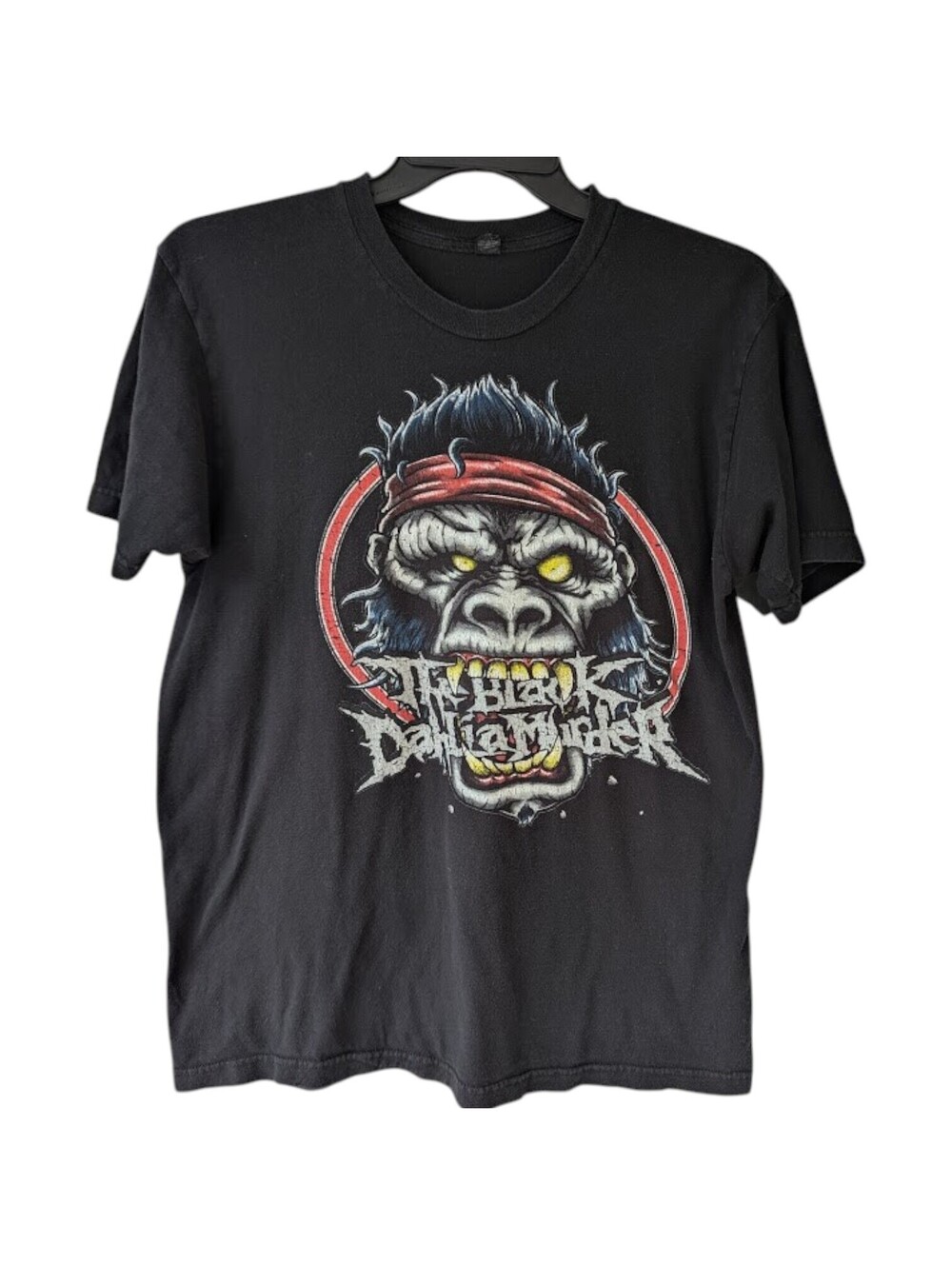 Black Dahlia Murder L Band T-Shirt Vintage Death Metal Hardcore Punk Emo 21x27.5